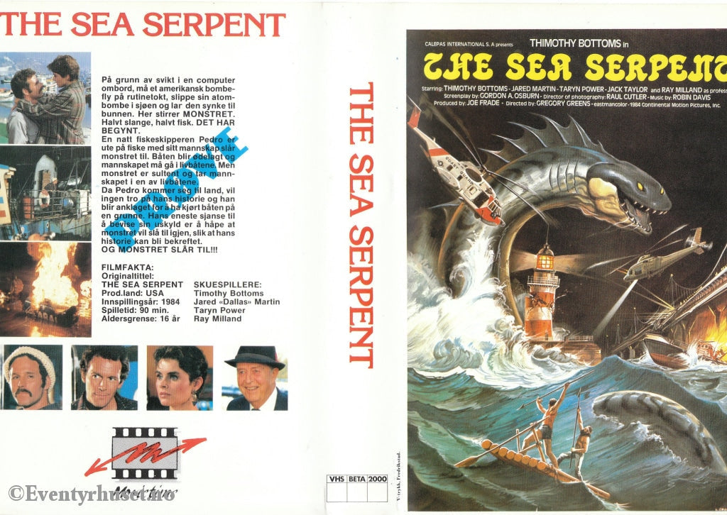 Download / Stream: The Sea Serpent. 1984. Vhs Big Box. Norwegian Subtitles.