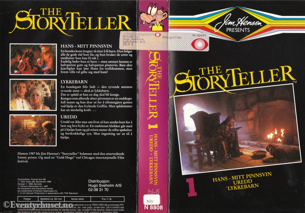 Download / Stream: The Storyteller. 1987/88. Vhs Big Box. Norwegian Subtitles.