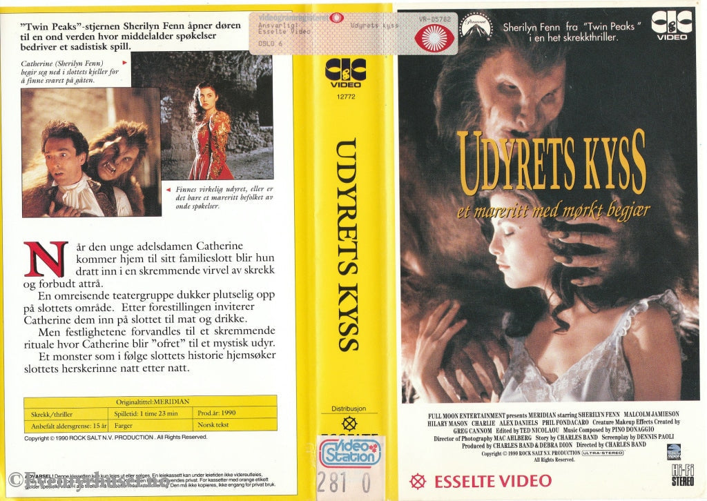 Download / Stream: Udyrets Kyss. 1990. Vhs Big Box. Norwegian Subtitles.