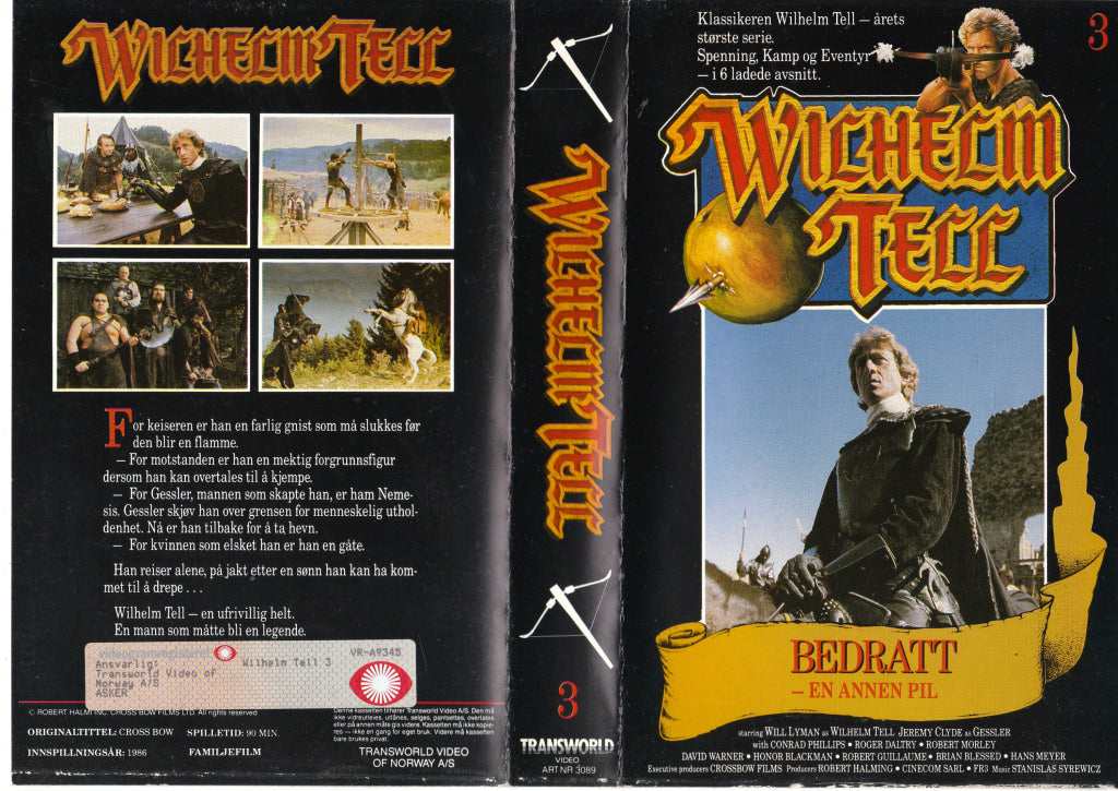 Download / Stream: Wilhelm Tell. Vol. 3. Bedratt - En Annen Pil. 1986. Vhs Big Box. Norwegian