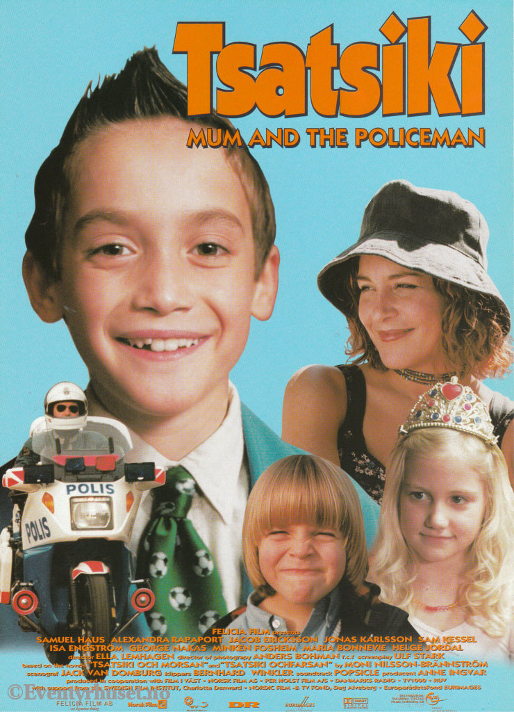 Download: Tsatsiki - Mum And The Policeman. Unik Brosjyre På 2 Sider (Vaskeseddel). Digital Fil I