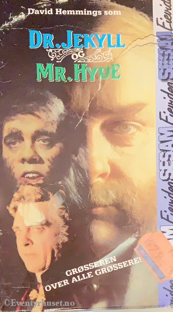 Dr. Jekyll & Mr. Hyde. VHS slipcase. – Eventyrhuset