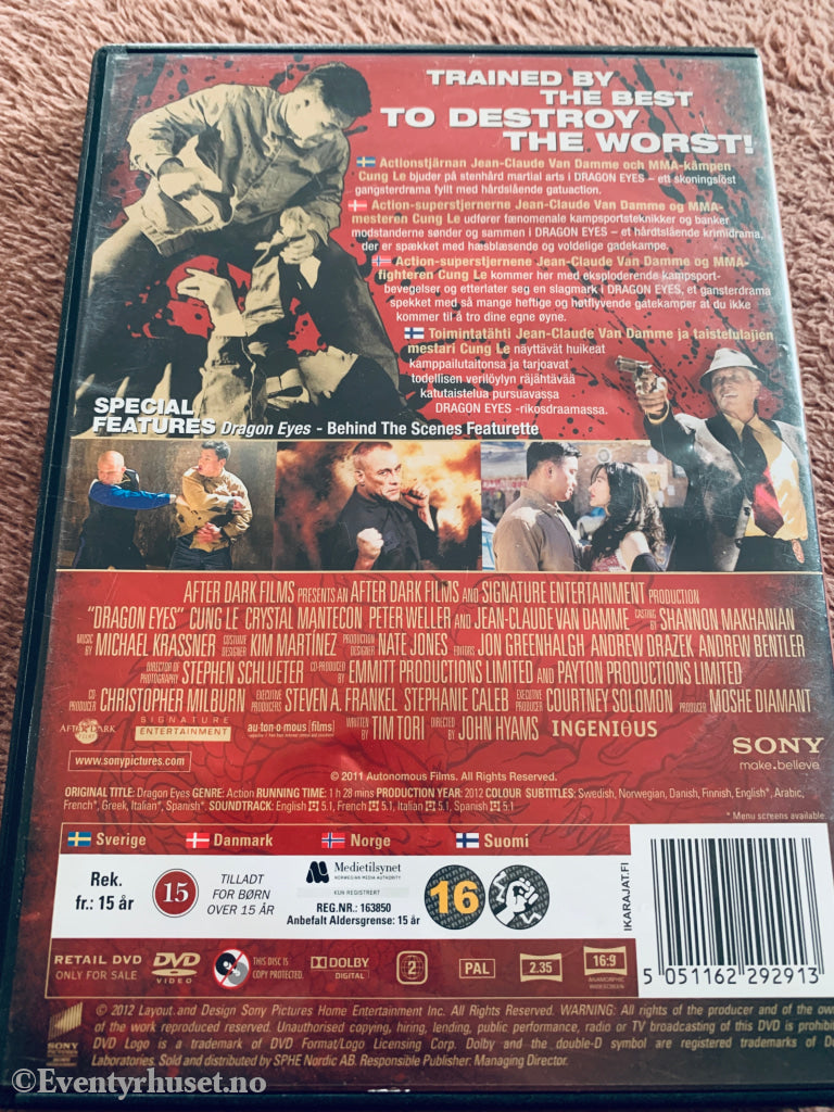 Dragon Eyes (2012). DVD.