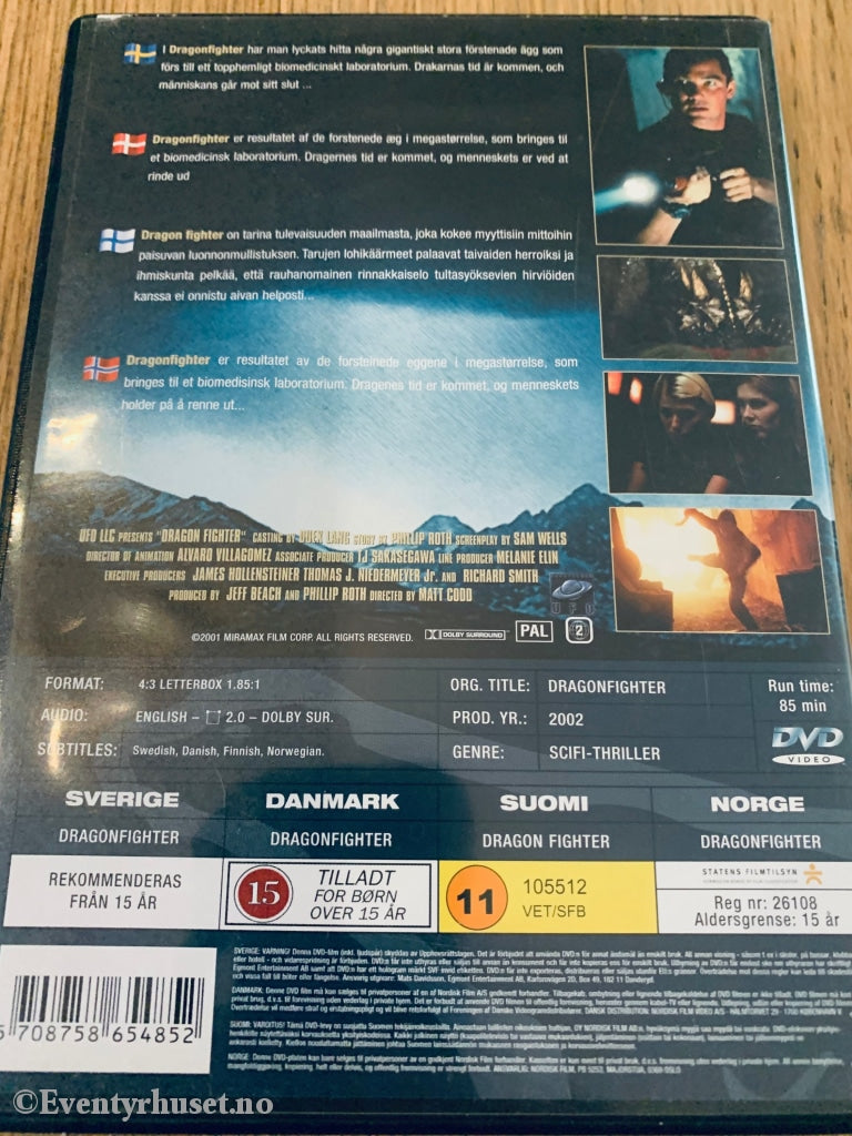 Dragonfighter. 2002. Dvd. Dvd