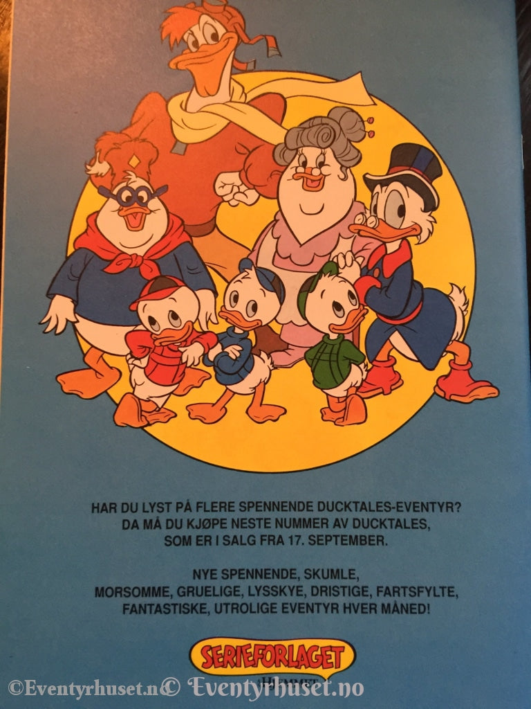 Ducktales 1991/08. Vf/nm Tegneserieblad