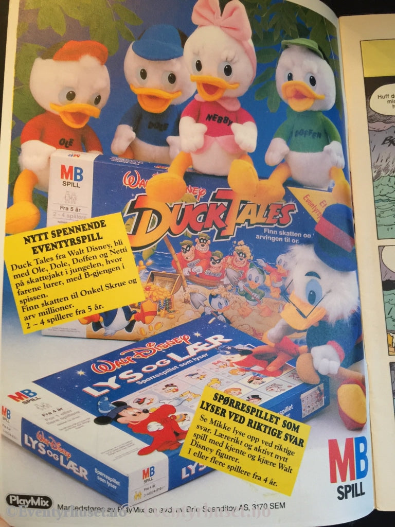 Ducktales 1991/09. Fn+ Tegneserieblad