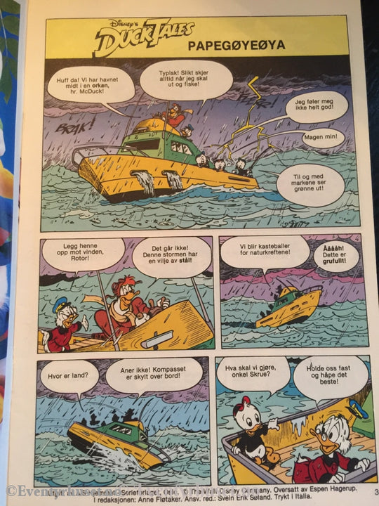 Ducktales 1991/09. Fn+ Tegneserieblad