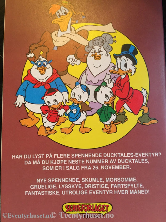 Ducktales 1991/10. Vf/nm. Tegneserieblad