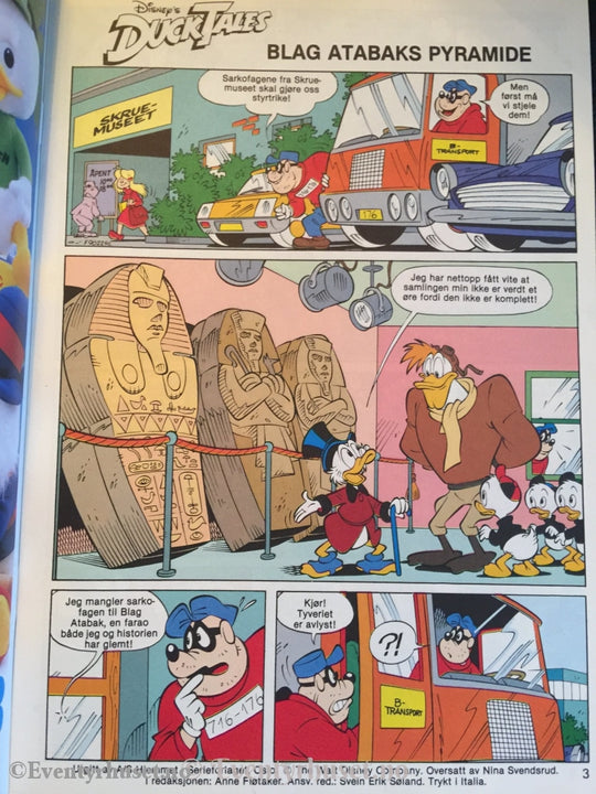 Ducktales 1991/10. Vf/nm. Tegneserieblad