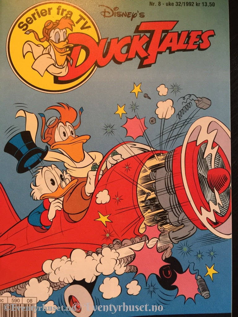 Ducktales 1992/08. Vf-. Tegneserieblad