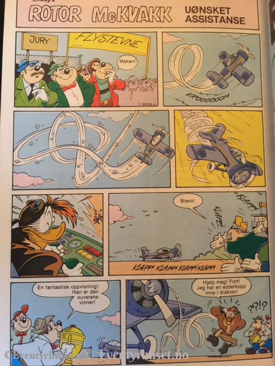 Ducktales 1992/09. Vf/nm. Tegneserieblad
