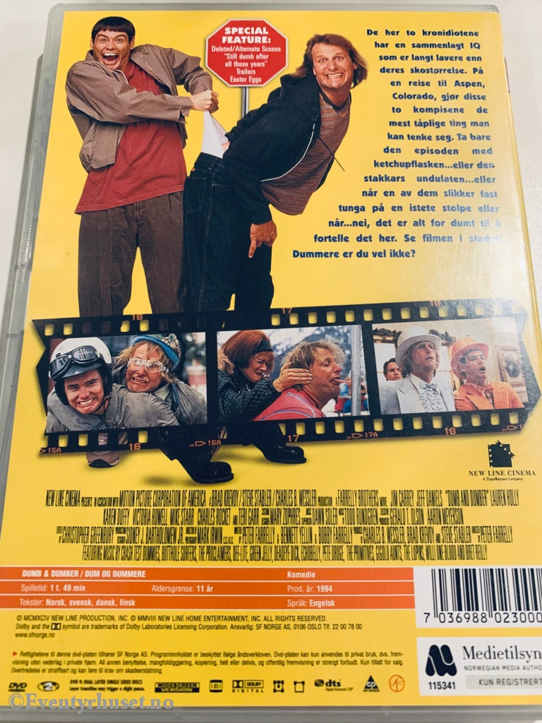 Dum Og Dummere. 1994. Dvd. Dvd