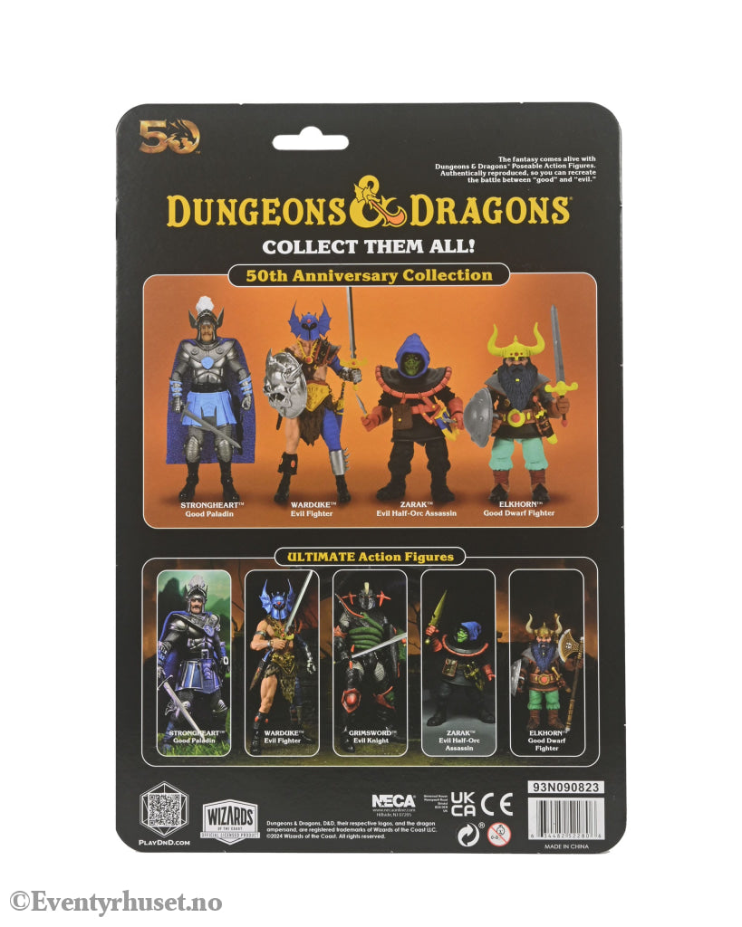 Dungeons & Dragons Action Figure 50th Anniversary Warduke on Blister Card 18 cm. Mint In Sealed Box (MISB)! Actionfigur