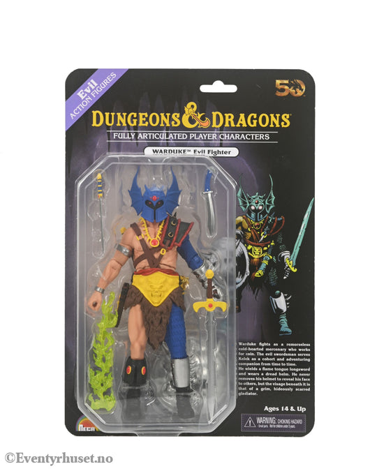 Dungeons & Dragons Action Figure 50th Anniversary Warduke on Blister Card 18 cm. Mint In Sealed Box (MISB)! Actionfigur