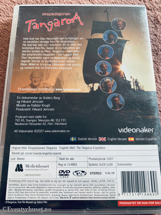 Ekspedisjonen Tangaroa (2006). DVD.