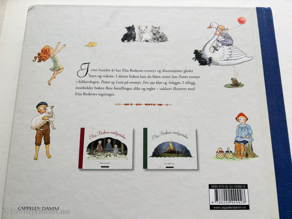 Elsa Beskow. Elsa Beskows eventyrverden – Tripp Trapp Trull. 1995. Barnebok.