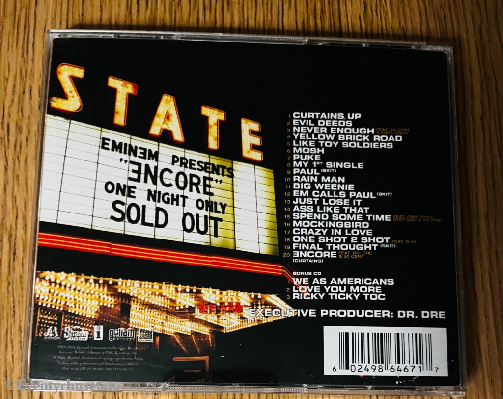Eminem 2004 Encore . CD.