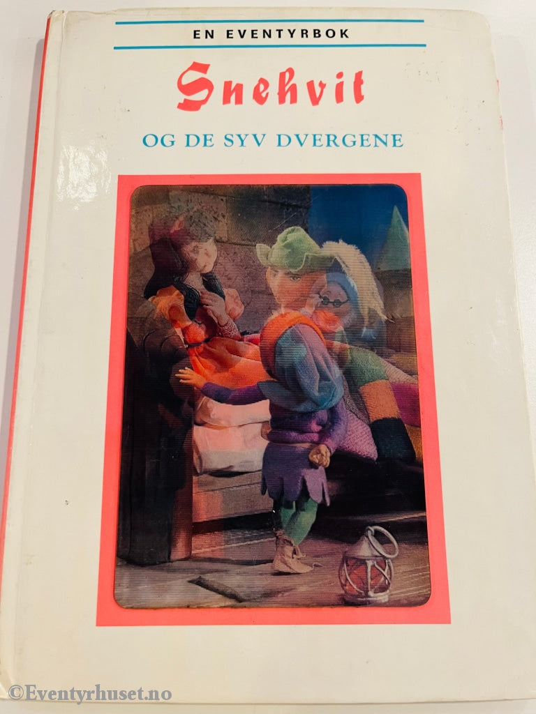 En Eventyrbokserie For De Yngste. 1968. Snehvit. 3D Forside. Eventyrbok