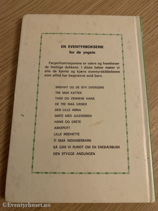 En Eventyrbokserie For De Yngste. 1970. Askepott. 3D-Forside. Eventyrbok
