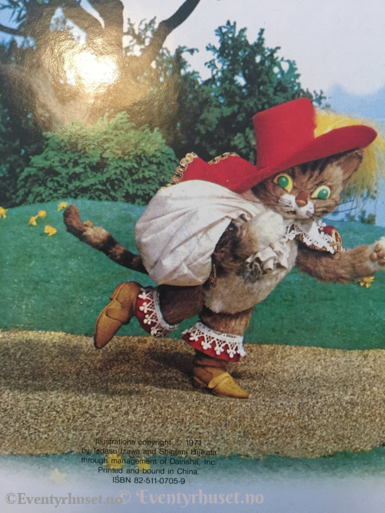 En Eventyrbokserie For De Yngste. 1971. Katten Med Støvlene. Eventyrbok