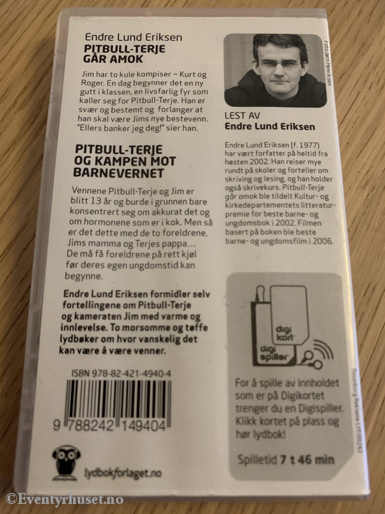 Endre Lund Eriksen. Pitbull-Terje Går Amok + Og Kampen Mot Barnevernet. Lydbok (Digibok).