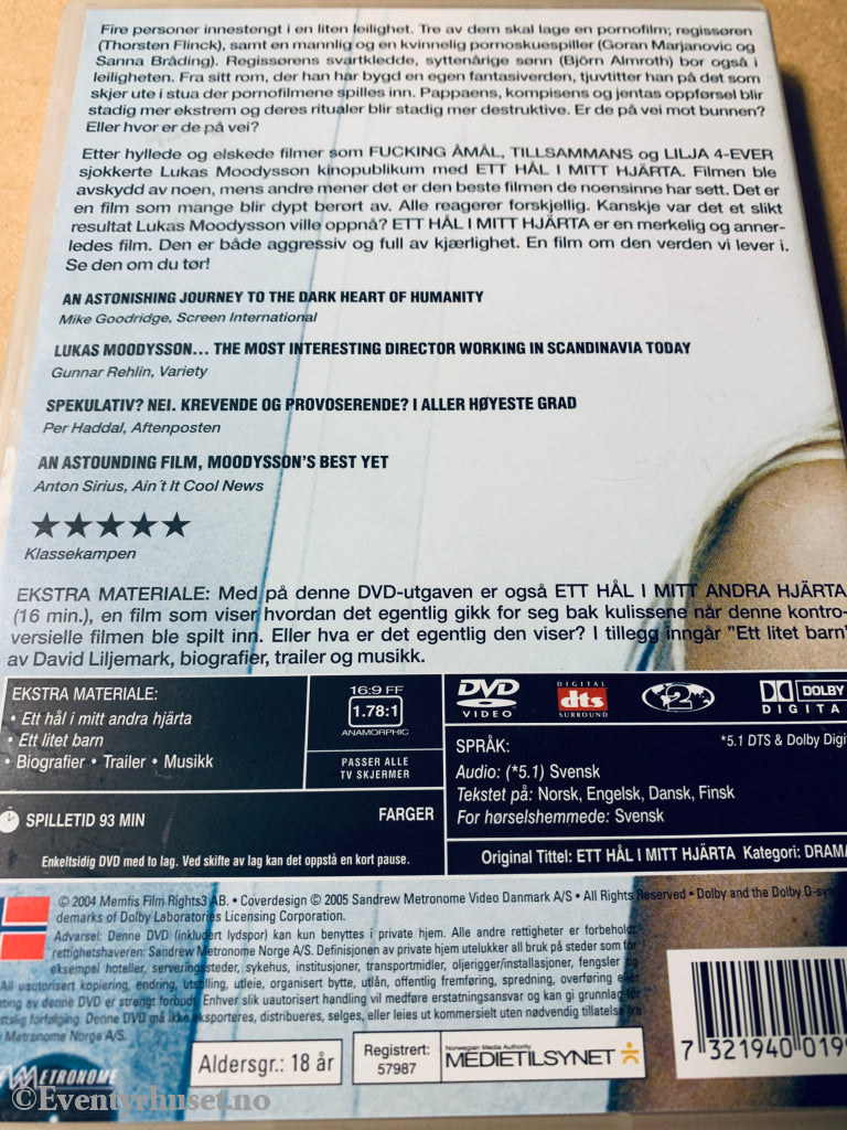 Ett hål i mitt hjärta. 2004. DVD.