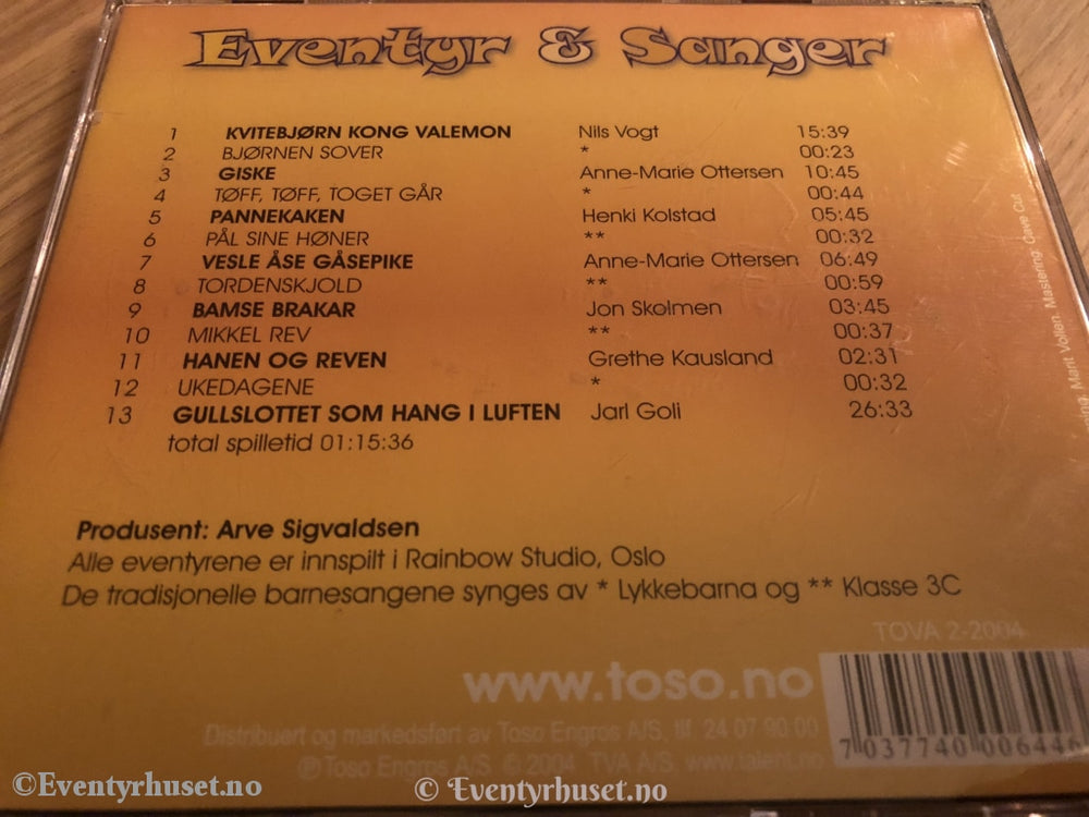 Eventyr Og Sanger 3. 2004. Cd. Cd