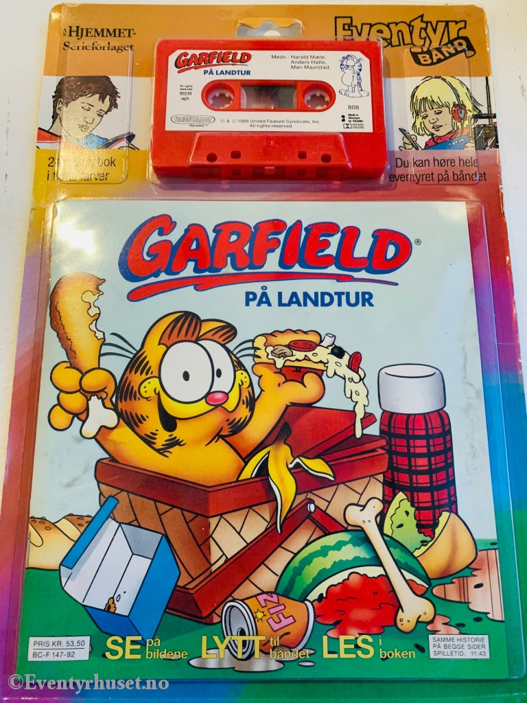 Eventyrbånd. Garfield På Landtur. Komplett I Uåpnet Eske! Eventyrbånd