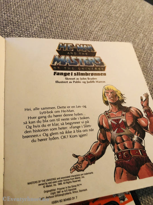 Eventyrbånd. He-Man Masters Of The Universe (Motu). Fanget I Slimbrønnen. Eventyrbånd