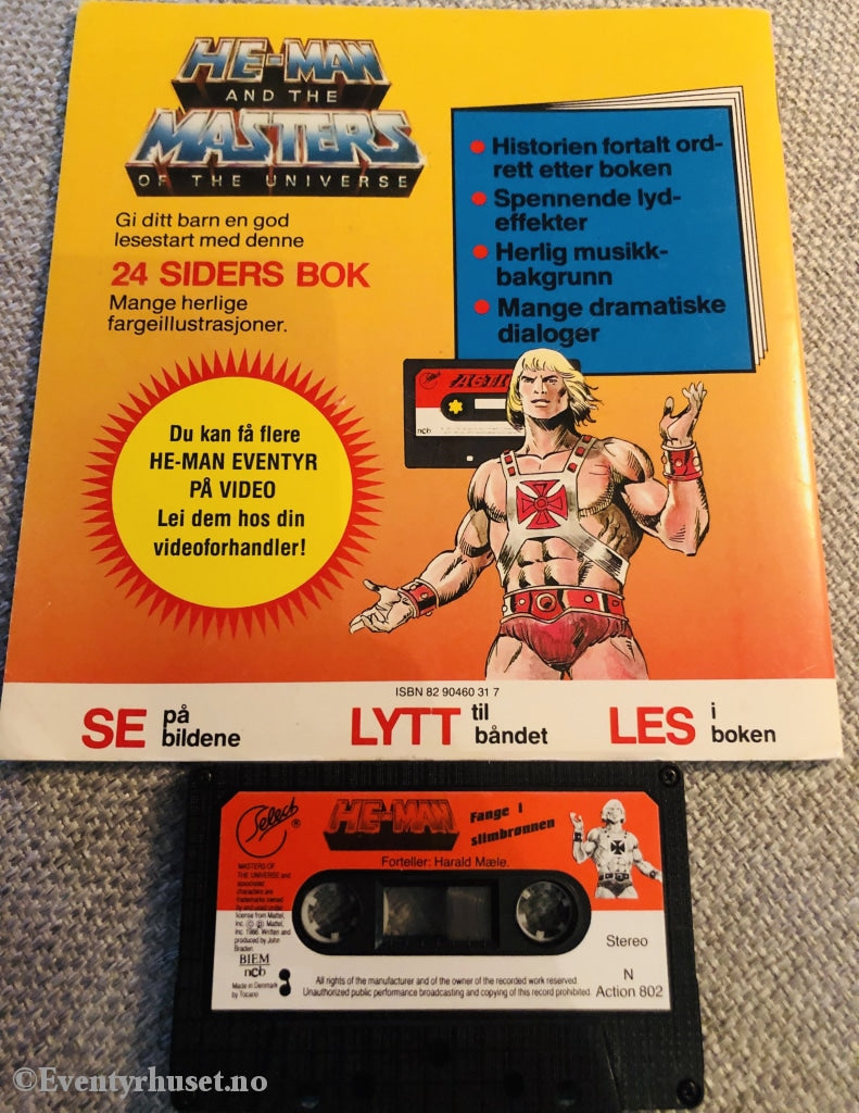 Eventyrbånd. He-Man Masters Of The Universe (Motu). Fanget I Slimbrønnen. Eventyrbånd