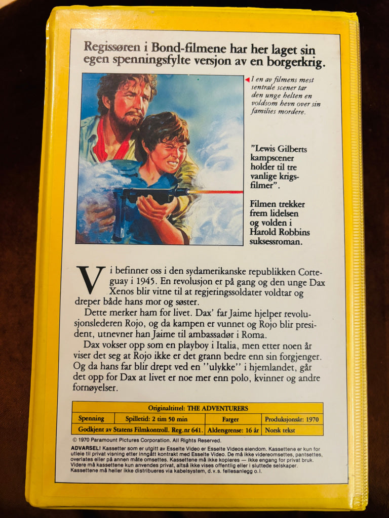 Eventyrerne. Dobbelt-VHS. VHS Big Box.