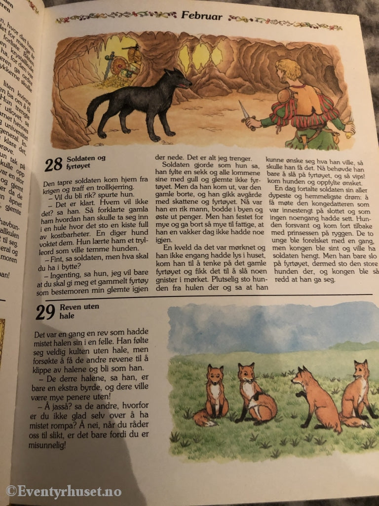 Eventyrland. 366 Eventyr Og Fabler! 1987. Eventyrbok