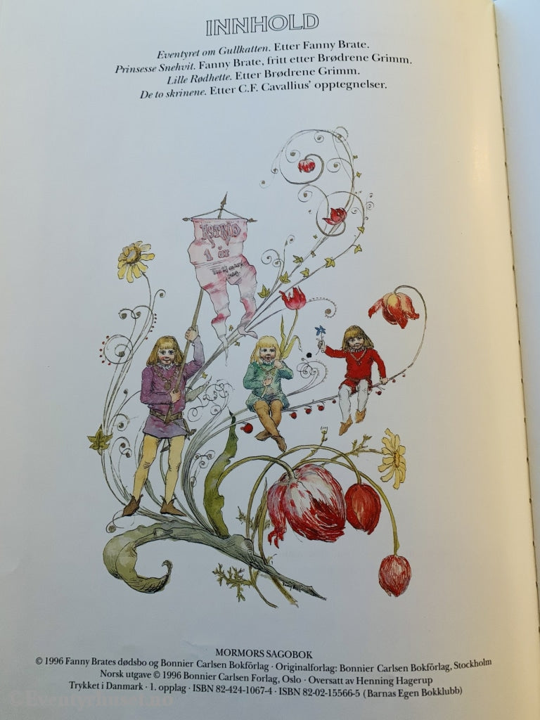 Fanny Brate. 1996. Mormors Eventyrbok. Eventyrbok