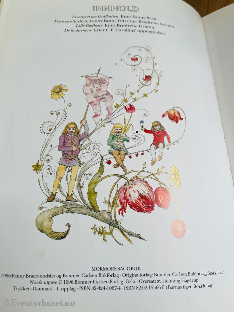 Fanny Brate. 1996. Mormors Eventyrbok. Eventyrbok