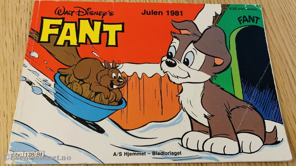 Fant. Julen 1981 (Disney). Julehefter