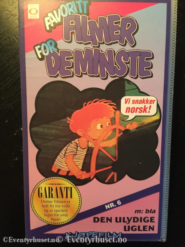 Favorittfilmer For De Minste. Nr. 6. 1993. Vhs. Vhs