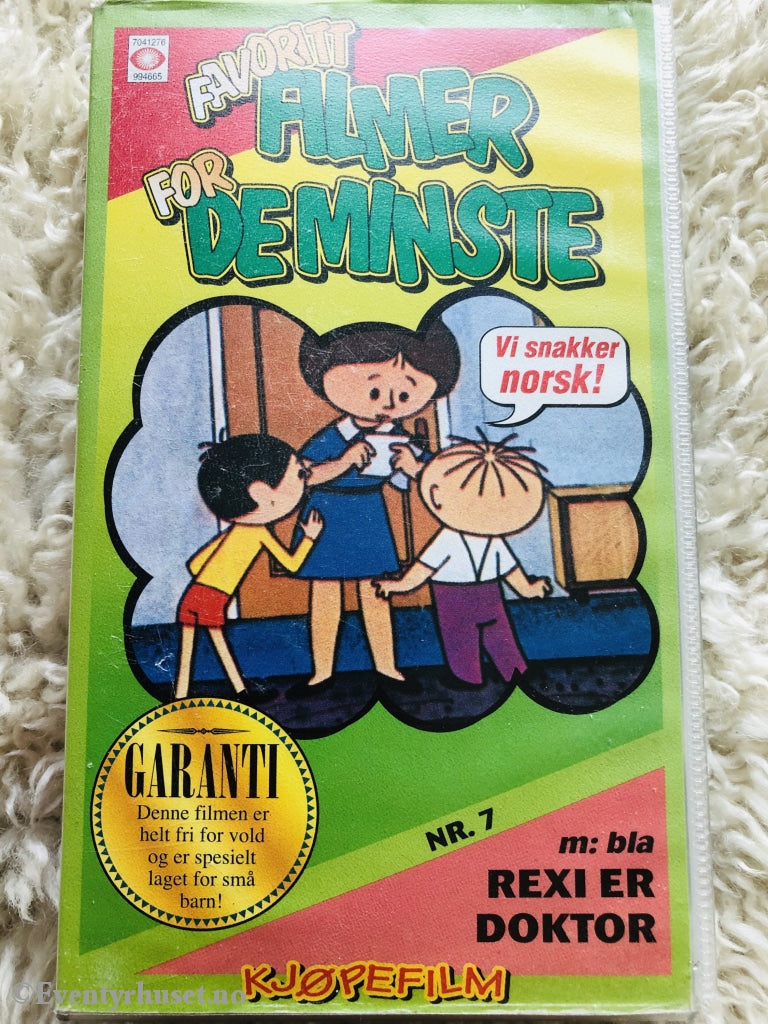 Favorittfilmer For De Minste. Nr. 7. 1993. Vhs. Vhs