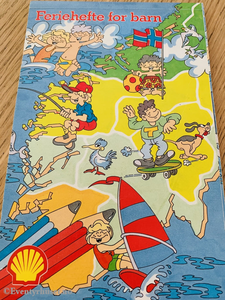 Feriehefte For Barn (Shell-Stasjon). Brukt. Hobbybok