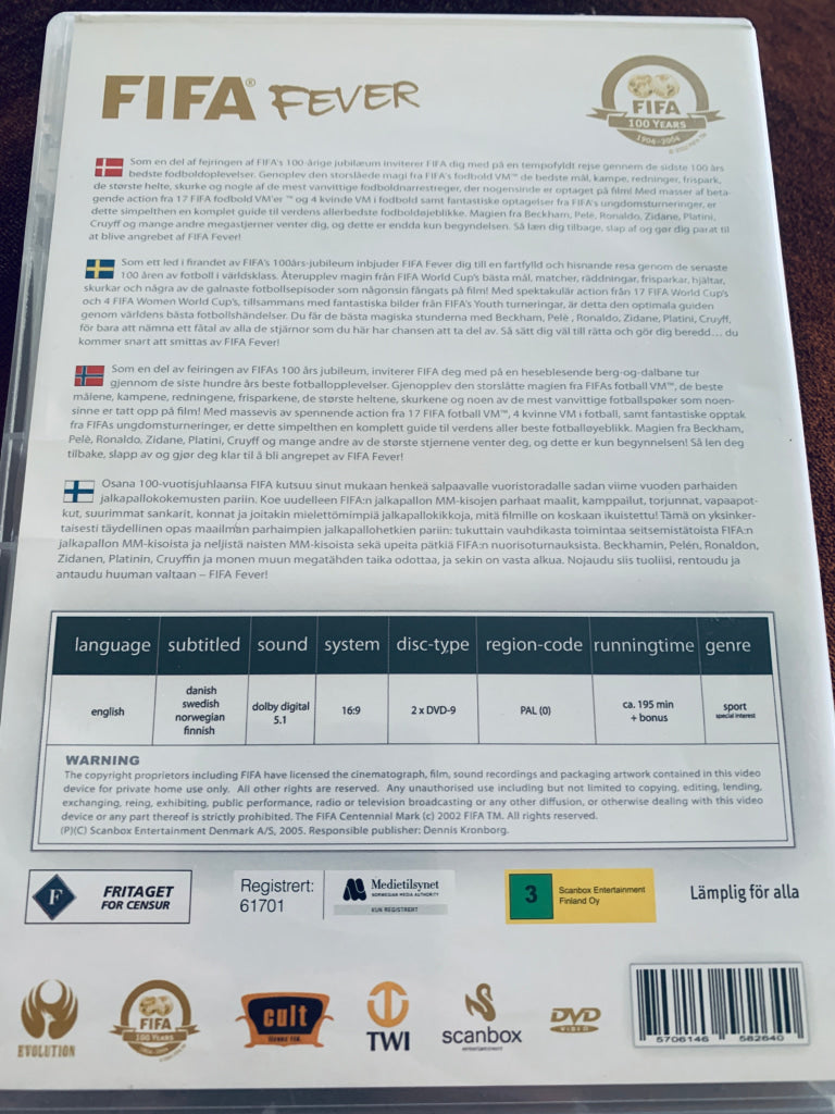 FIFA Fever. DVD.