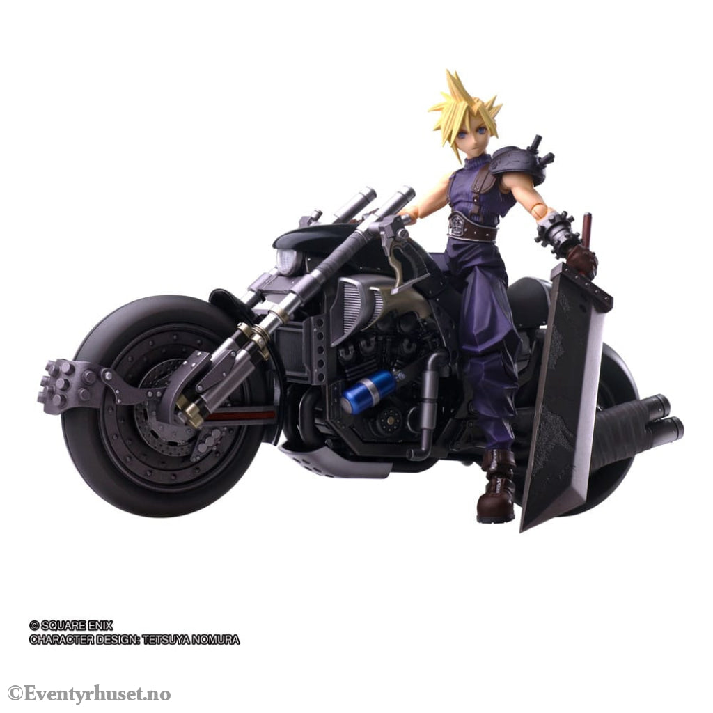 Final Fantasy VII Bring Arts Action Figure and vehicle Cloud