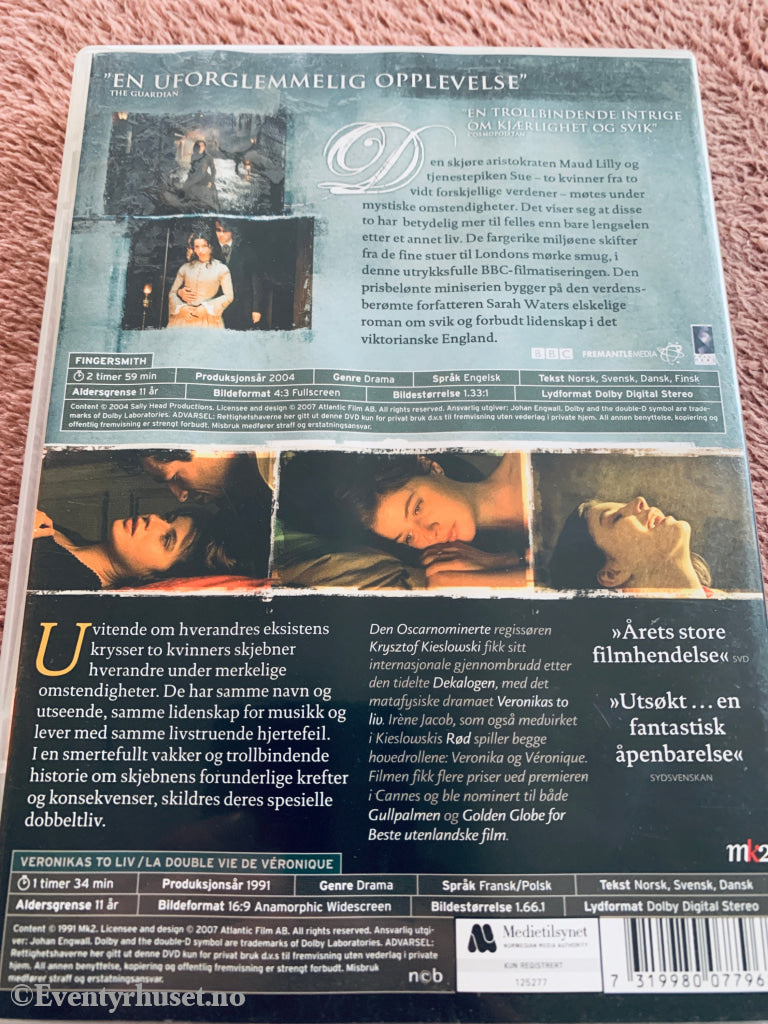Fingersmith / Veronikas to liv (Double Pack). DVD.