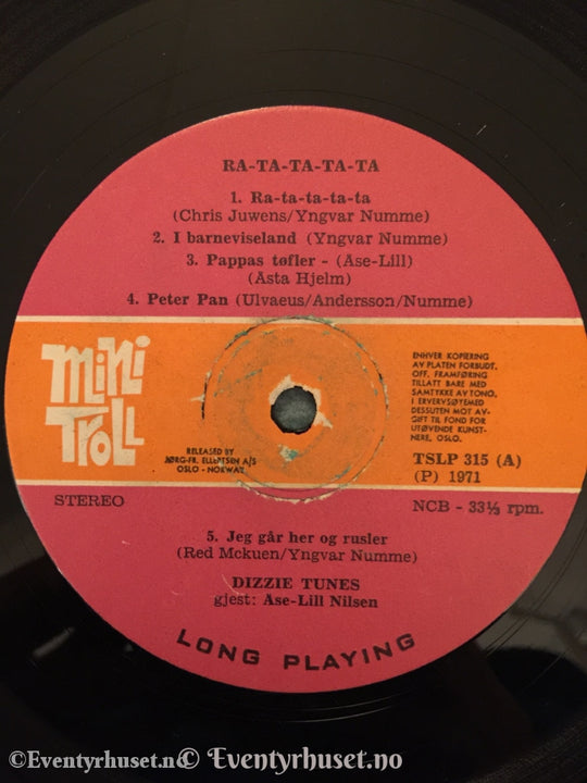 Fra Tv-Serien: Ra-Ta-Ta-Ta-Ta-Ta-Ta-Ta. 1971. Lp. Lp Plate