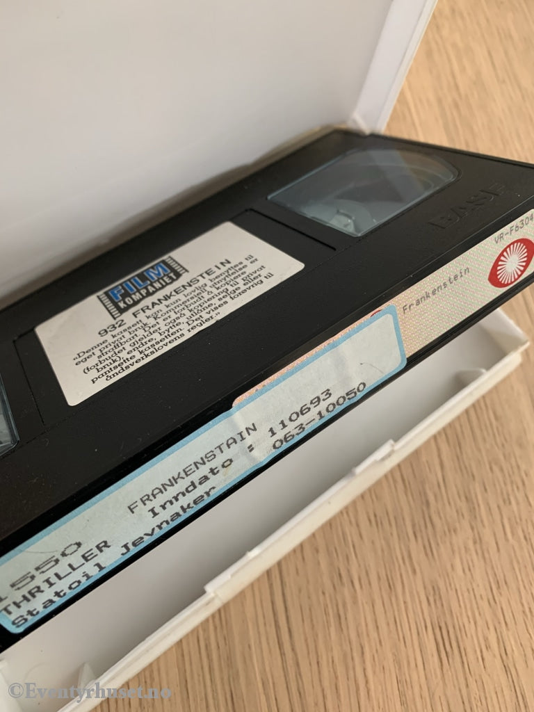 Frankenstein. 1992. Vhs. Vhs