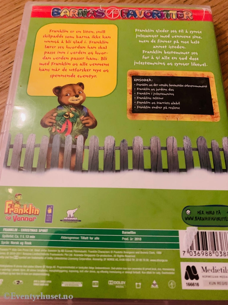 Franklin I Julestemning. Dvd. Dvd