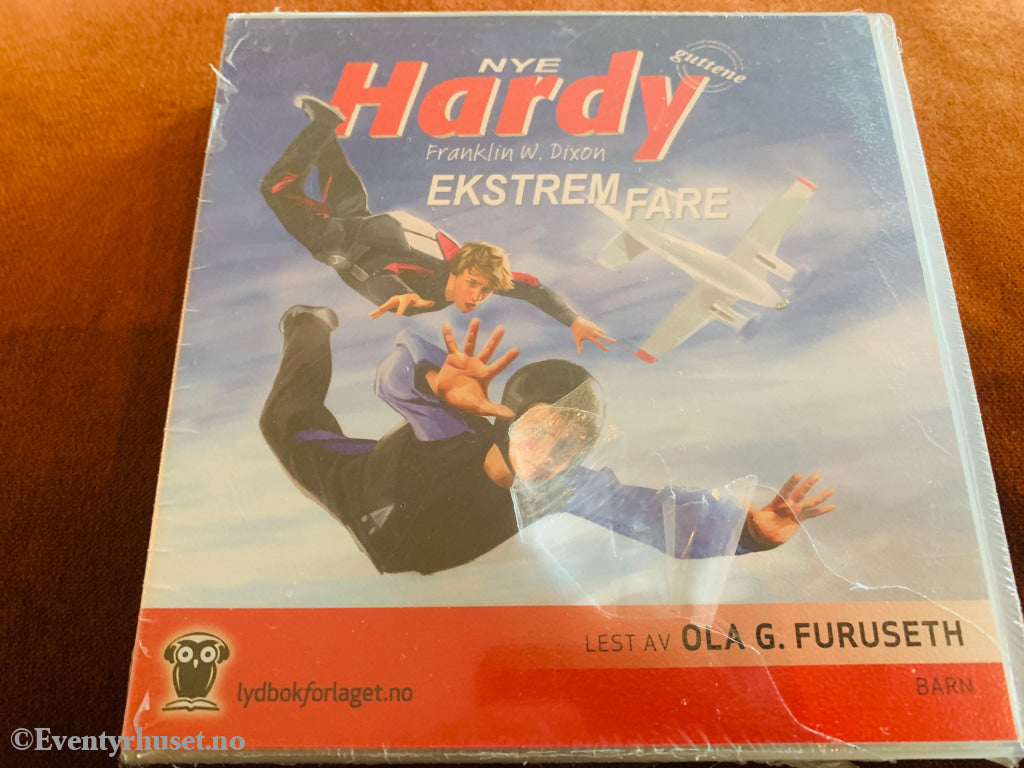 Franklin W. Dixon. Nye Hardy-guttene: Ekstrem fare. 2009. Lydbok på CD. Ny i plast!