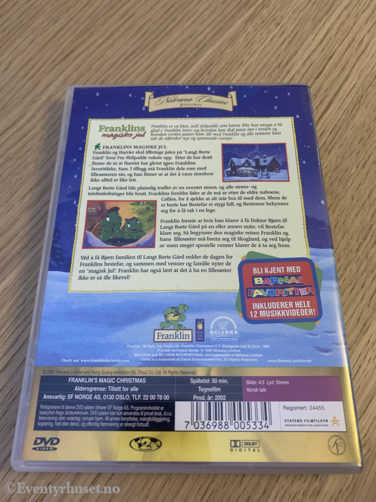 Franklins Magiske Jul. 2002. Dvd. Dvd