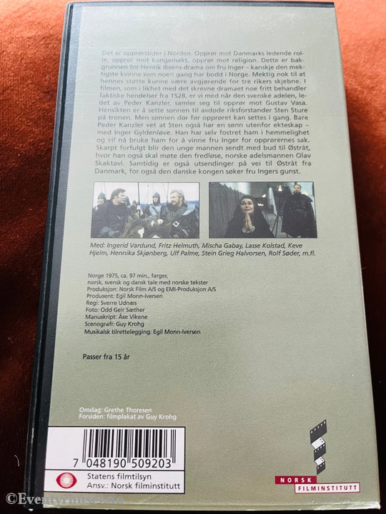 Fru Inger Til Østråt. 1975. Vhs. Vhs