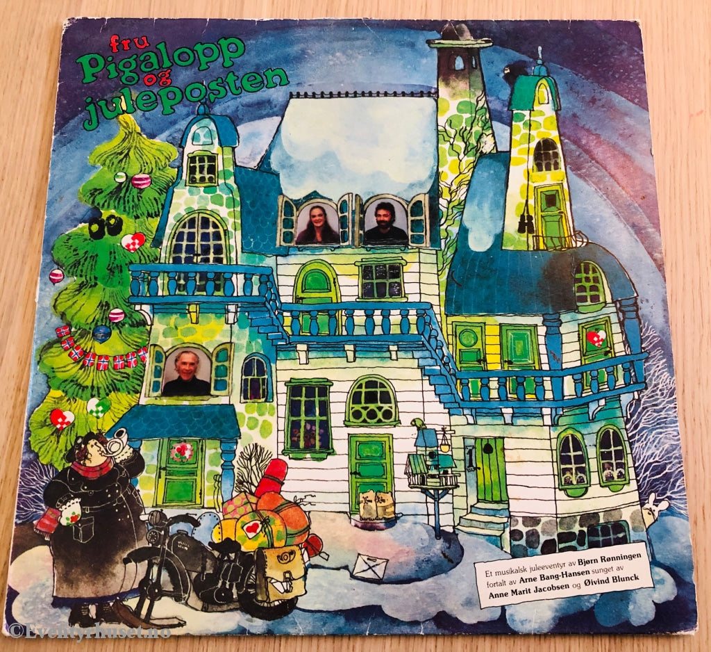 Fru Pigalopp Og Juleposten. 1981. Lp Plate. Plate