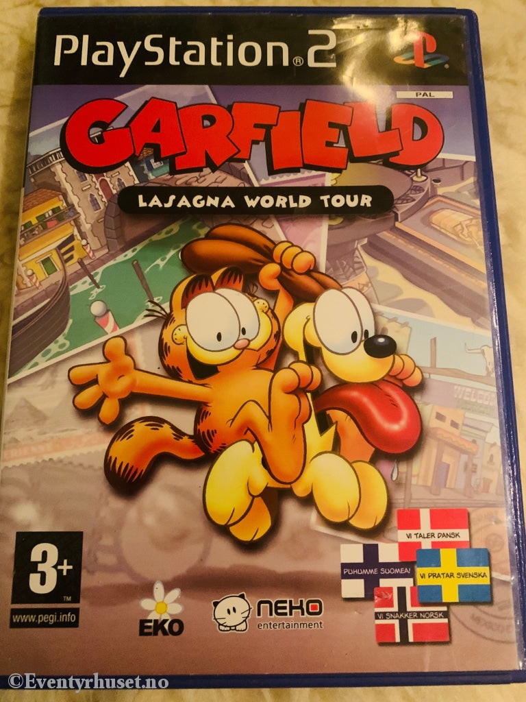 Jeu Garfield Lasagna World Tour PS2 - Version FR, Occasion Bon état, Compatible PlayStation 2