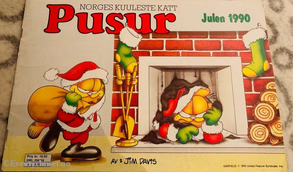Garfield (Pusur). Julen 1990. Julehefter